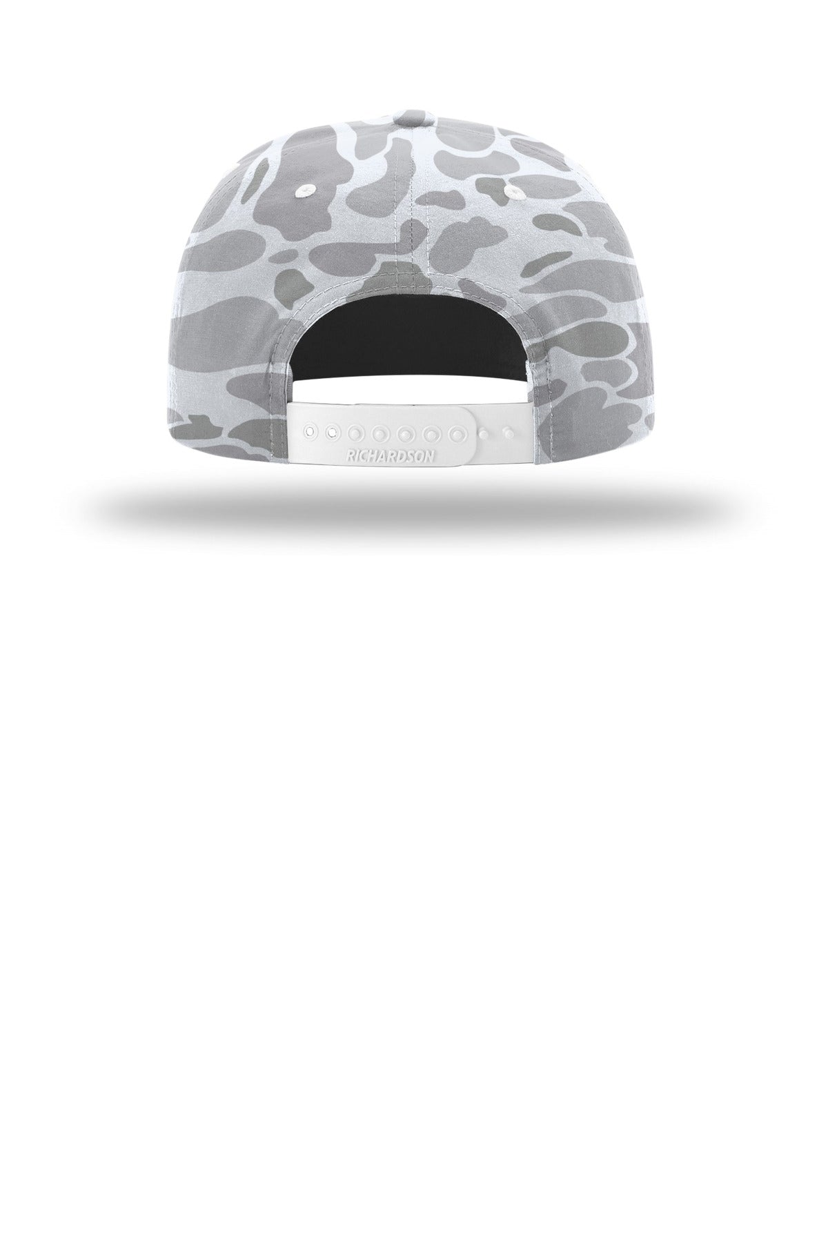 Richardson Printed Umpqua Gramps Cap - Blizzard Duck Camo/ White - flat back