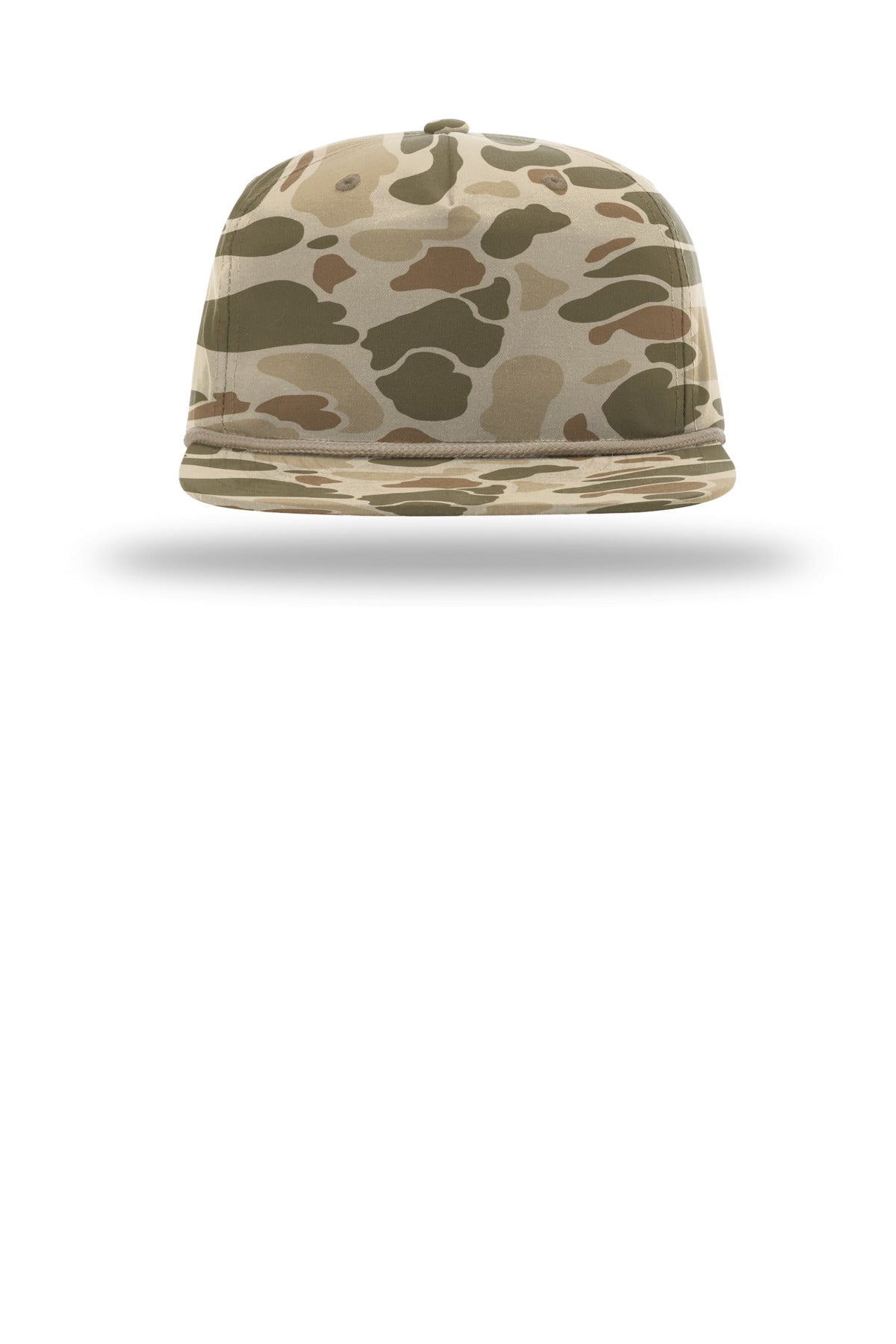 Richardson Printed Umpqua Gramps Cap - Harvest Duck Camo/ Light Brown - flat front