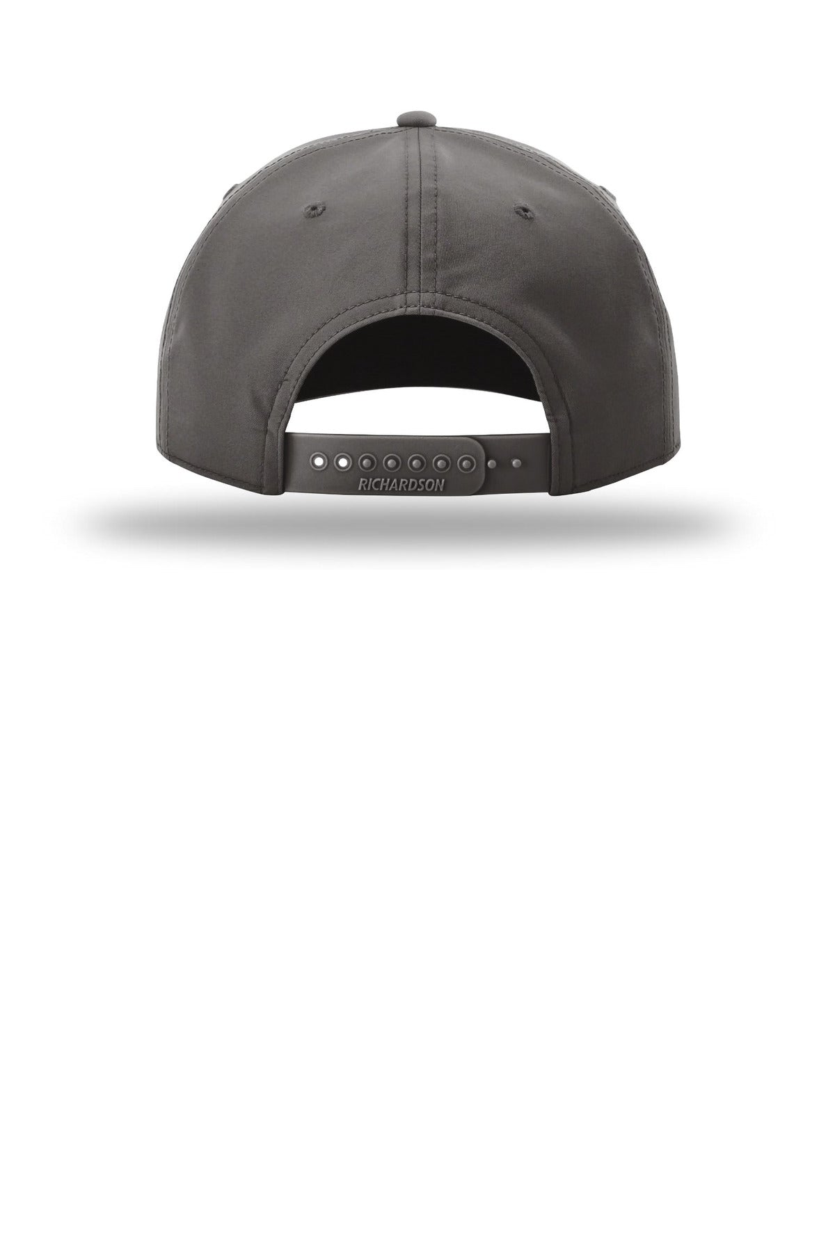Richardson 5-Panel Classic Rope Cap - Dark Grey/ White - back