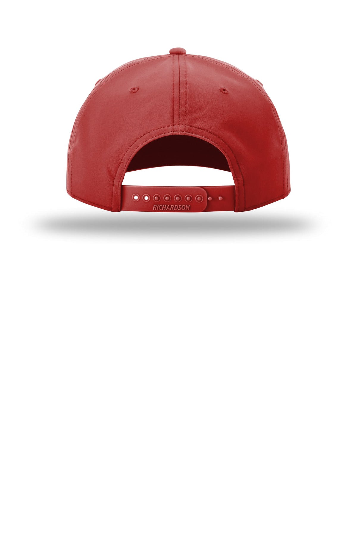 Richardson 5-Panel Classic Rope Cap - Red/ White - back