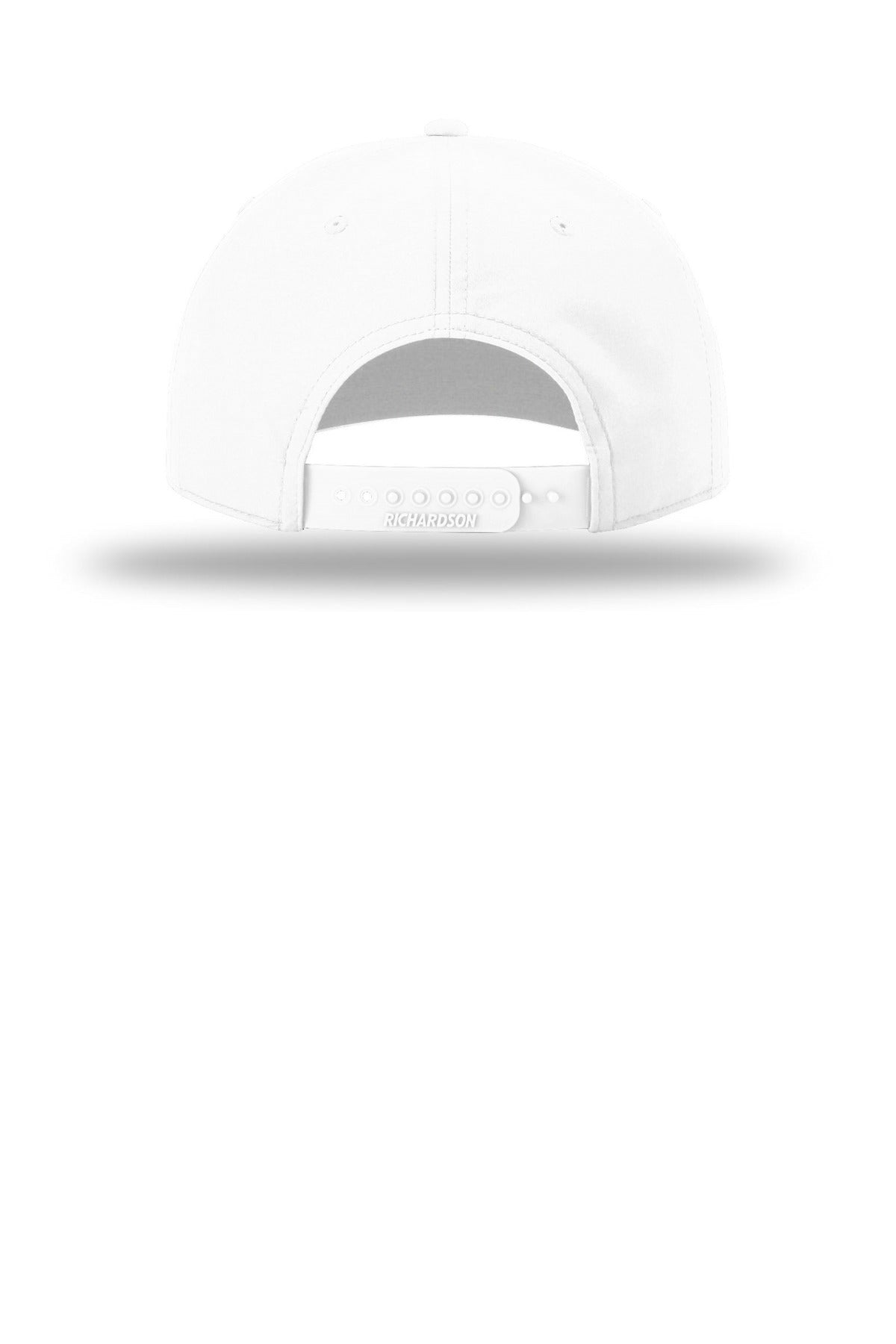 Richardson 5-Panel Classic Rope Cap - White/ Navy - back
