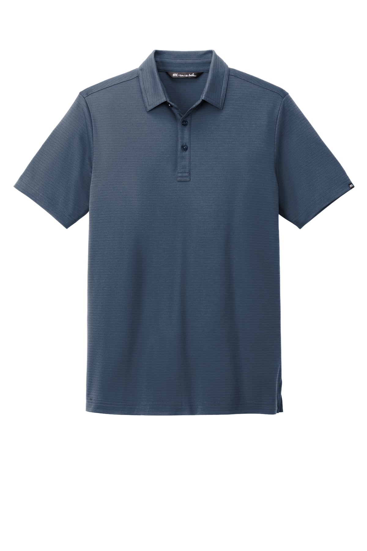 TravisMathew Bayfront Solid Polo in Insignia Blue, front flat