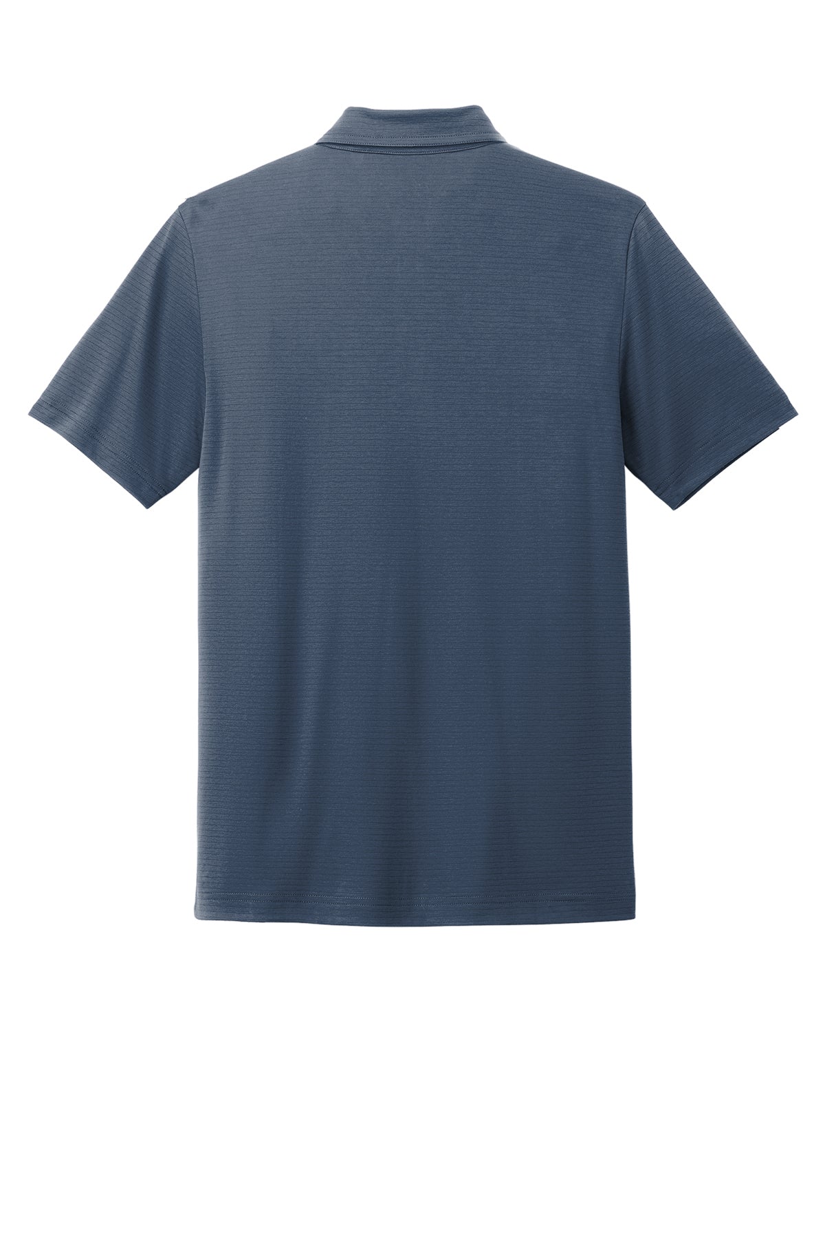 TravisMathew Bayfront Solid Polo in Insignia Blue, back flat