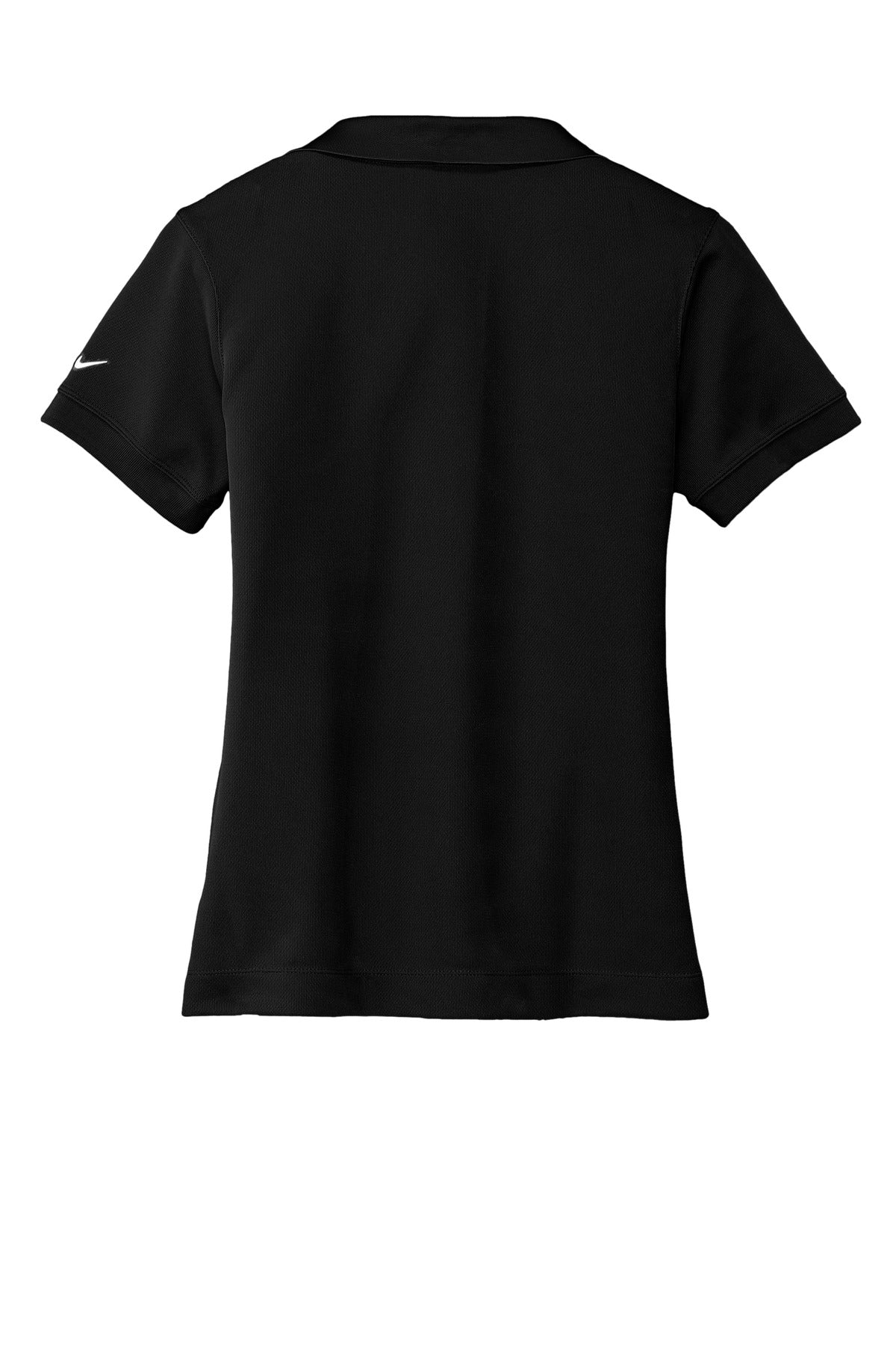 Nike Women's Dri-FIT Classic Polo - Black - flat back