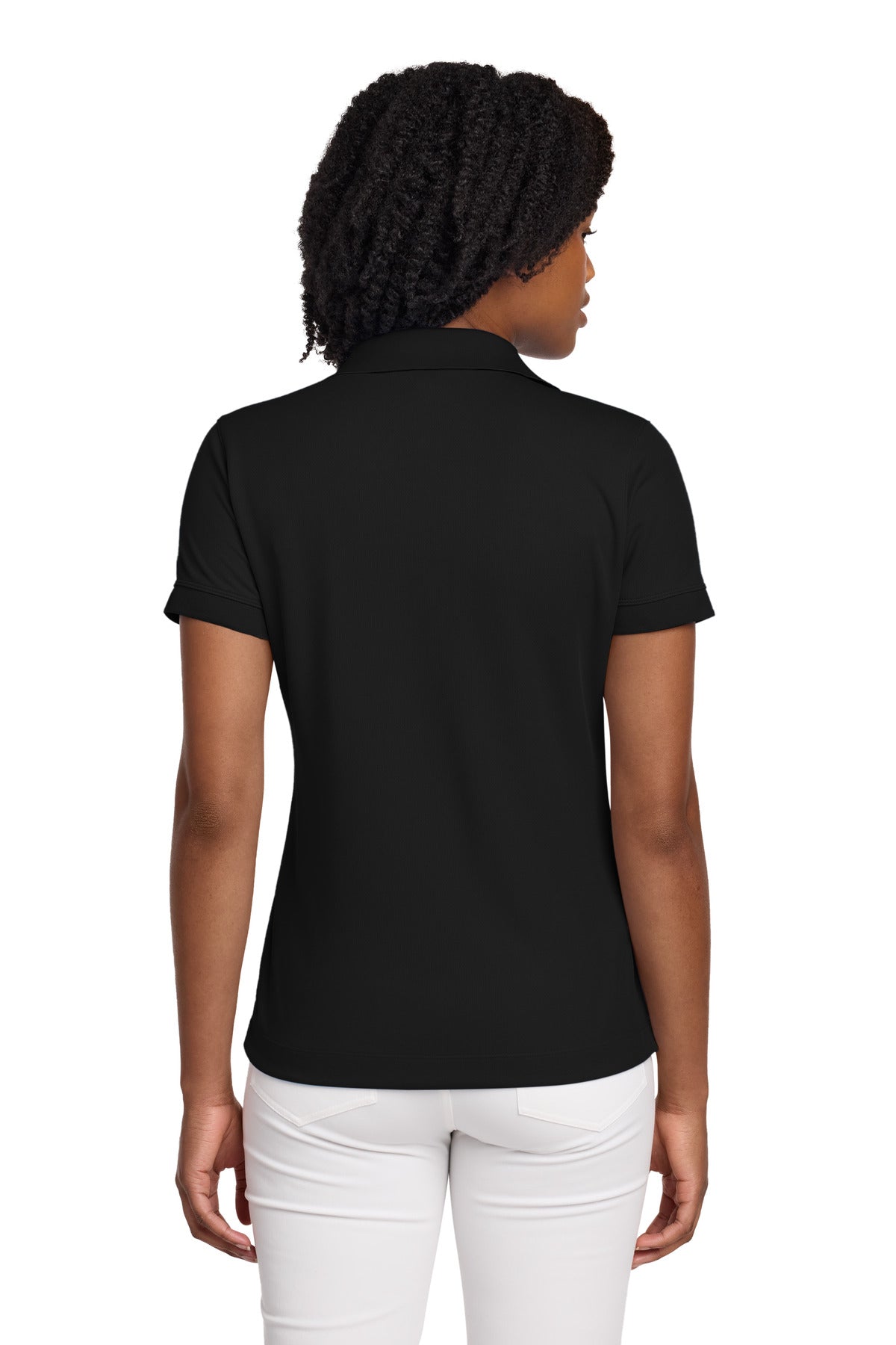 Nike Women's Dri-FIT Classic Polo - Black - back