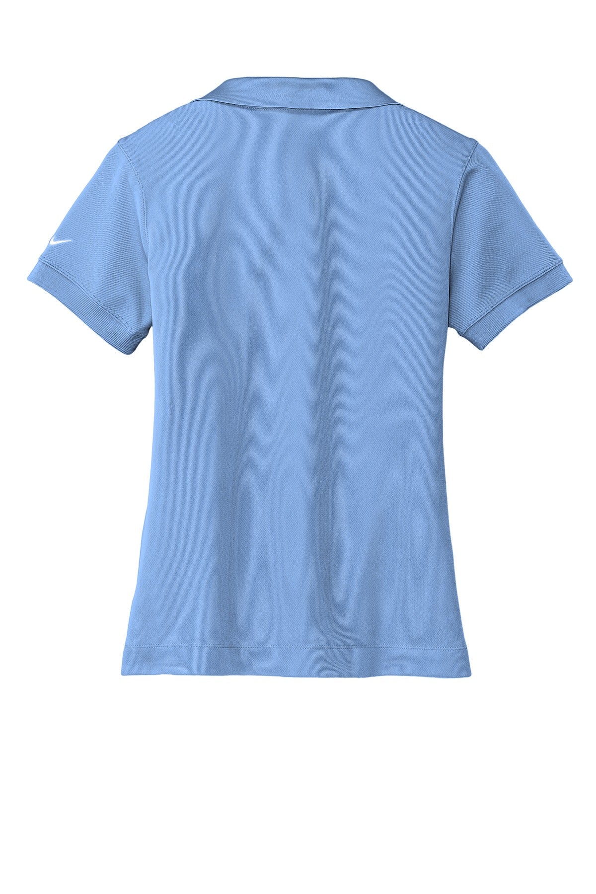 Nike Women's Dri-FIT Classic Polo - Light Blue - flat back