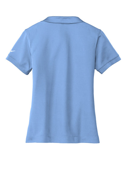 Nike Women's Dri-FIT Classic Polo - Light Blue - flat back
