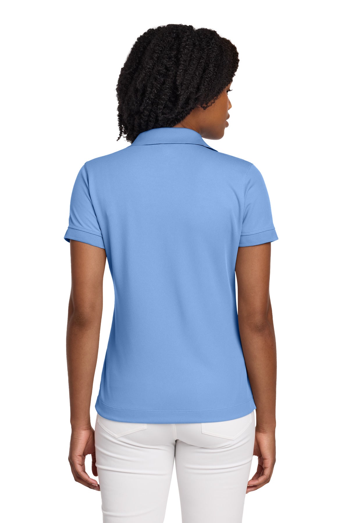 Nike Women's Dri-FIT Classic Polo - Light Blue - back