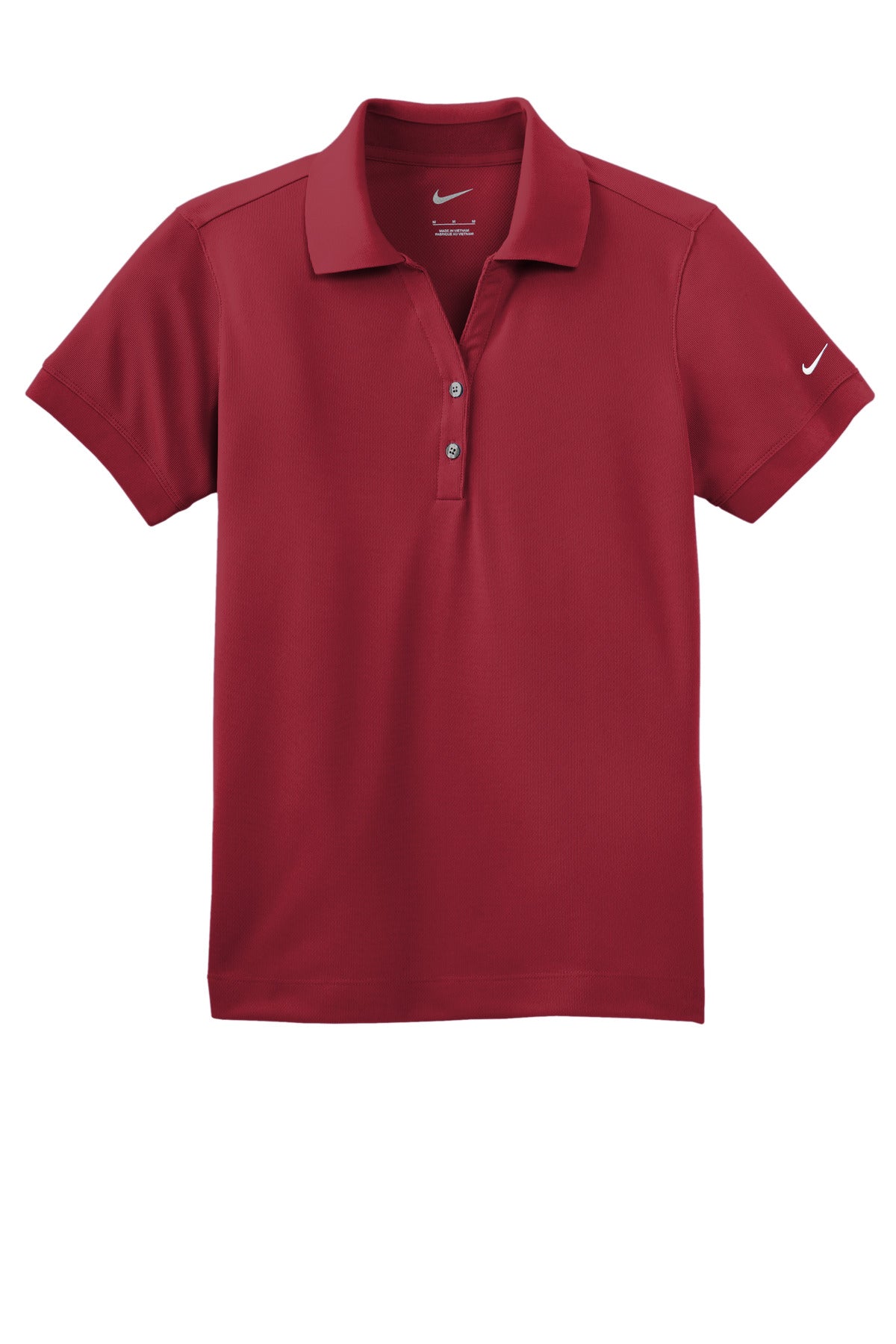 Nike Women's Dri-FIT Classic Polo - Varsity Red - flat front