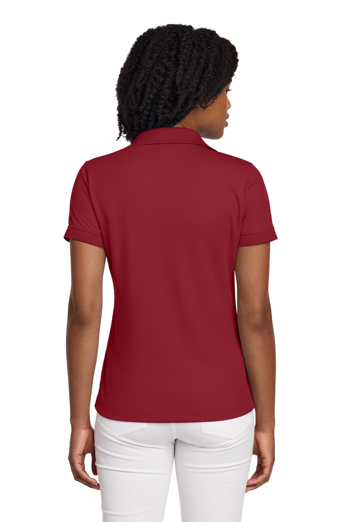 Nike Women's Dri-FIT Classic Polo - Varsity Red - back