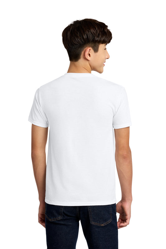 Jerzees Youth Dri-Power 50/50 Cotton/Poly T-Shirt - White - back