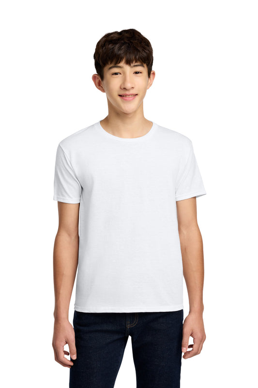 Jerzees Youth Dri-Power 50/50 Cotton/Poly T-Shirt - White - front