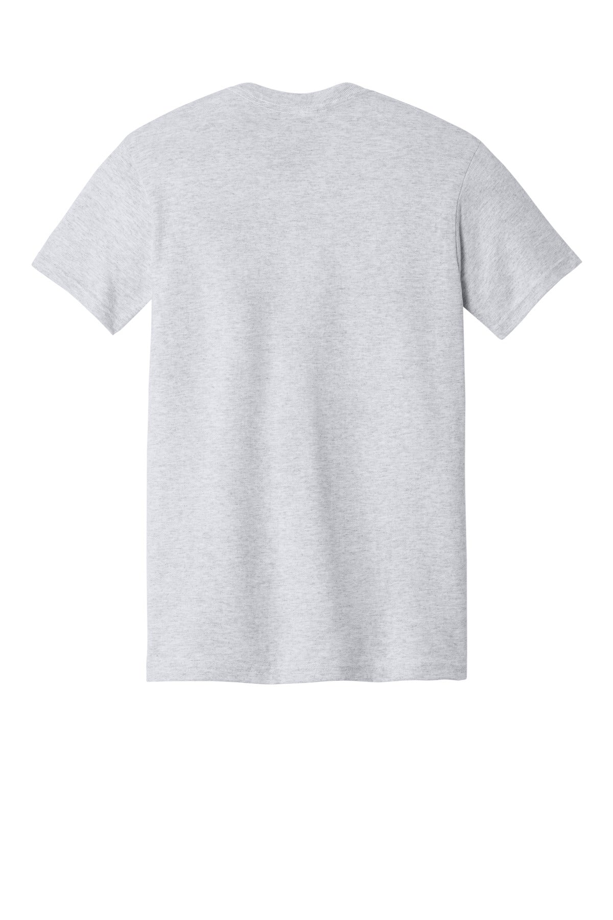 Jerzees Dri-Power 50/50 Cotton/Poly Pocket T-Shirt - Ash - flat back