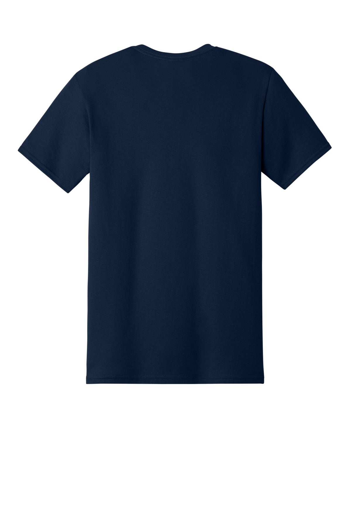 Jerzees Dri-Power 50/50 Cotton/Poly Pocket T-Shirt - J. Navy - flat back