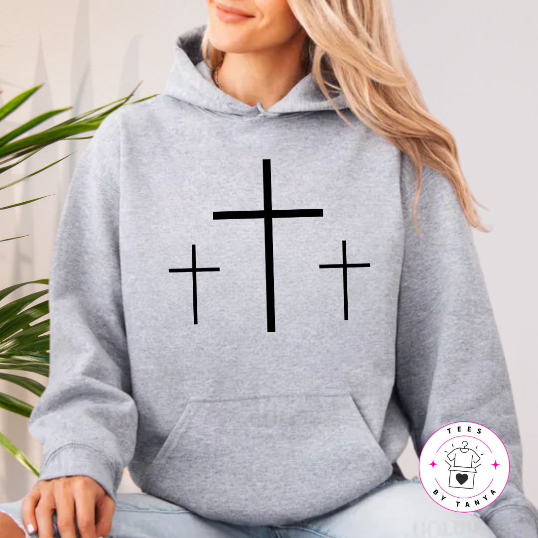 Three Crosses Christian Shirt