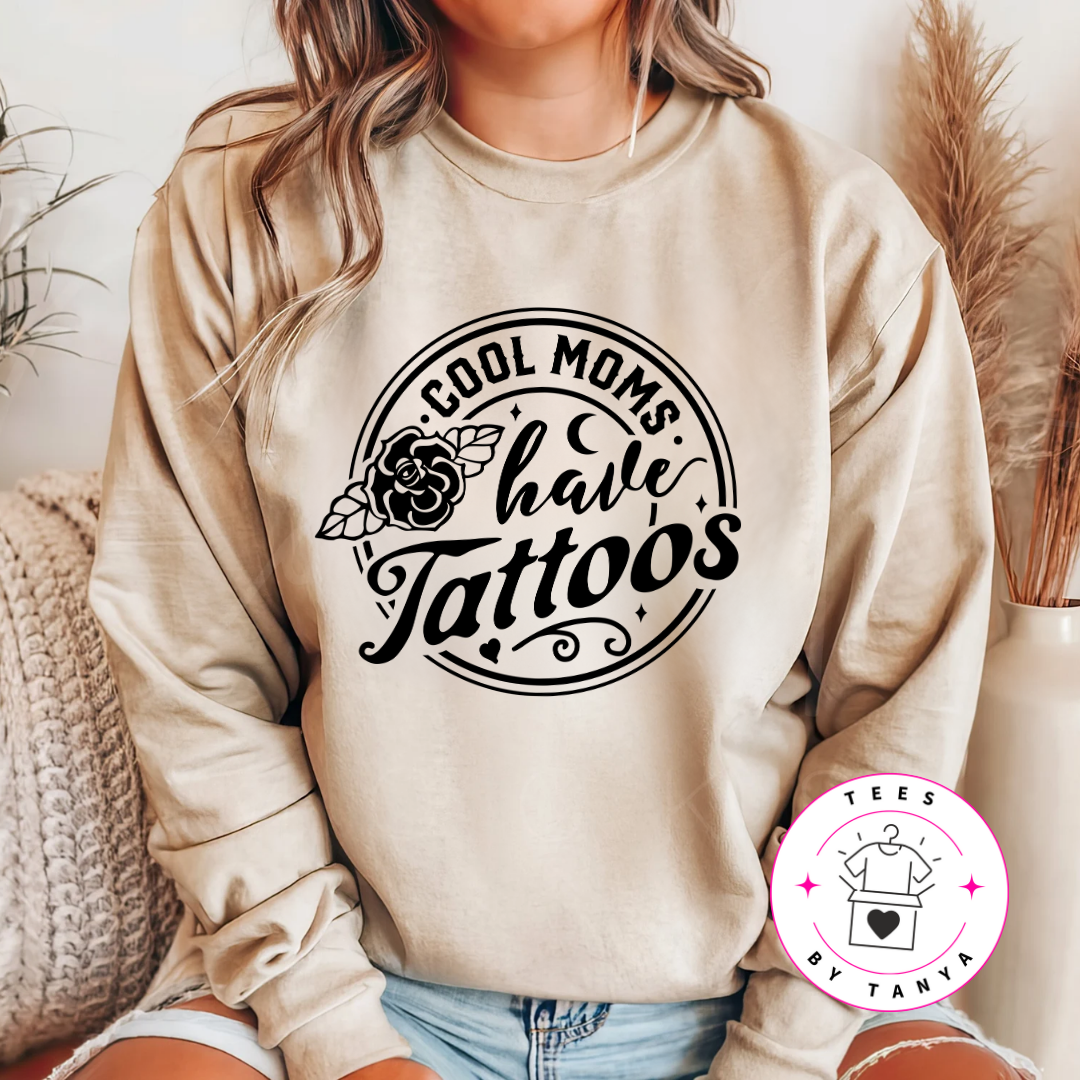 Cool Moms Have Tattoos Shirt