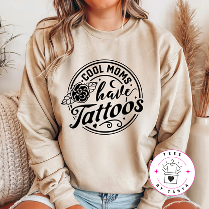 Cool Moms Have Tattoos Shirt