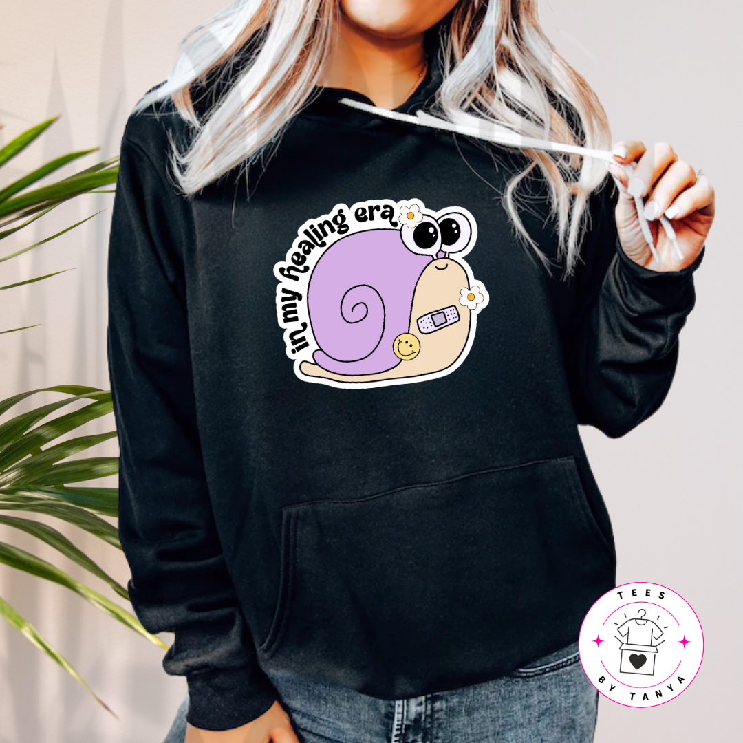 Mental Health Awareness Tee – In My Healing Era Snail Shirt