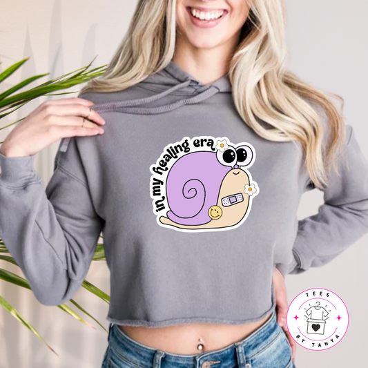 Mental Health Awareness Tee – In My Healing Era Snail Shirt