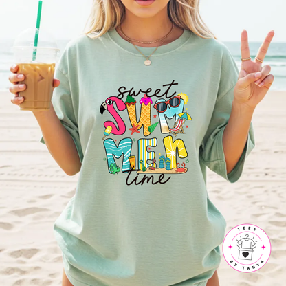Sweet Summer Time Shirt | Cute Summer Unisex Graphic Tee