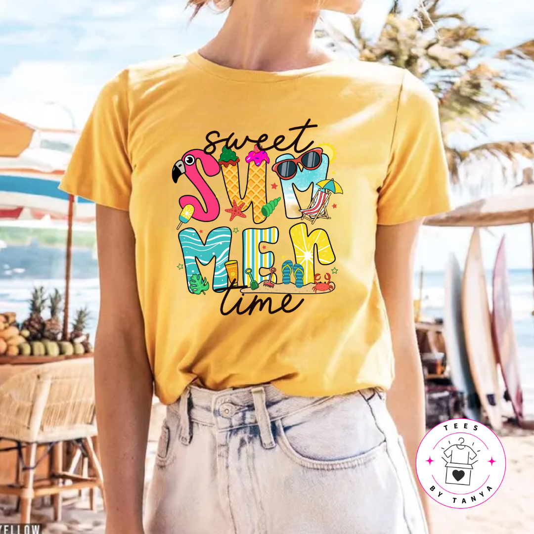 Sweet Summer Time Shirt | Cute Summer Unisex Graphic Tee