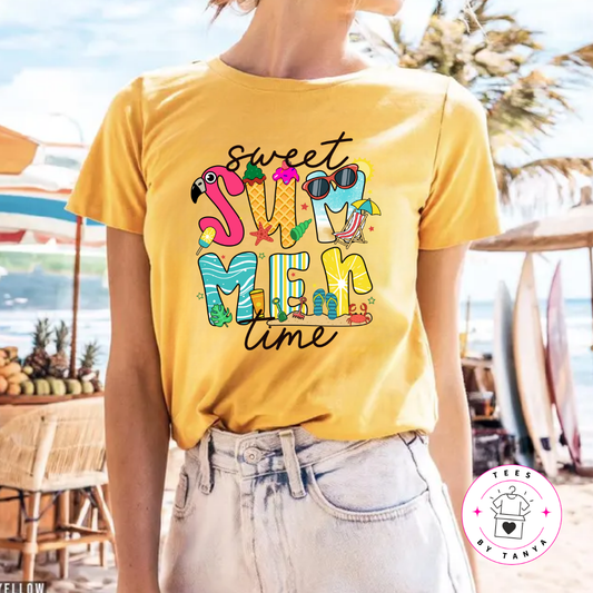 Sweet Summer Time Shirt | Cute Summer Unisex Graphic Tee