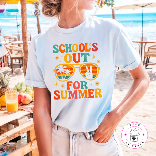 School’s Out for Summer Shirt | Retro Summer Tee
