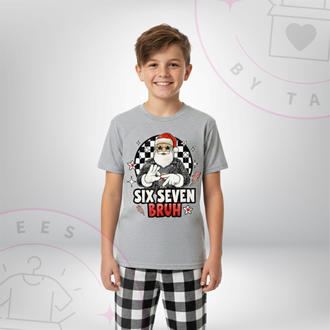 Six Seven Santa Bruh Shirt