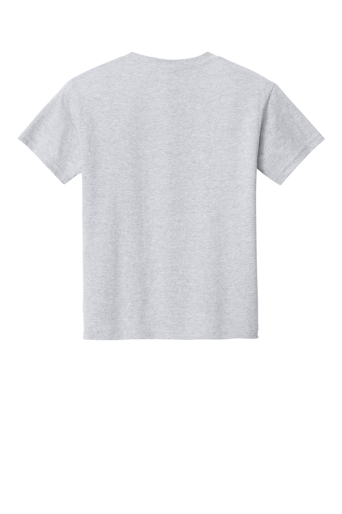 Gildan Youth Light Cotton Tee - Ash Grey - flat back