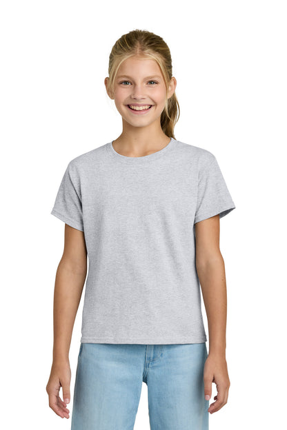 Gildan Youth Light Cotton Tee - Ash Grey - front