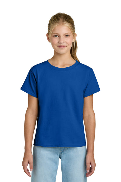 Gildan Youth Light Cotton Tee - Royal - front