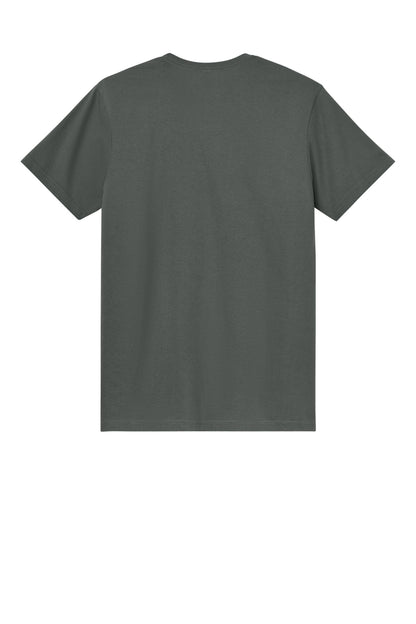 Gildan Light Cotton Tee - Charcoal - flat back