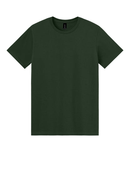 Gildan Light Cotton Tee - Forest Green - flat front
