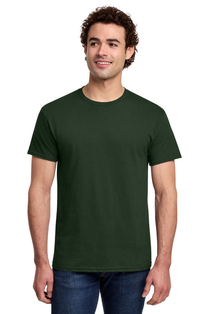 Gildan Light Cotton Tee - Forest Green - front