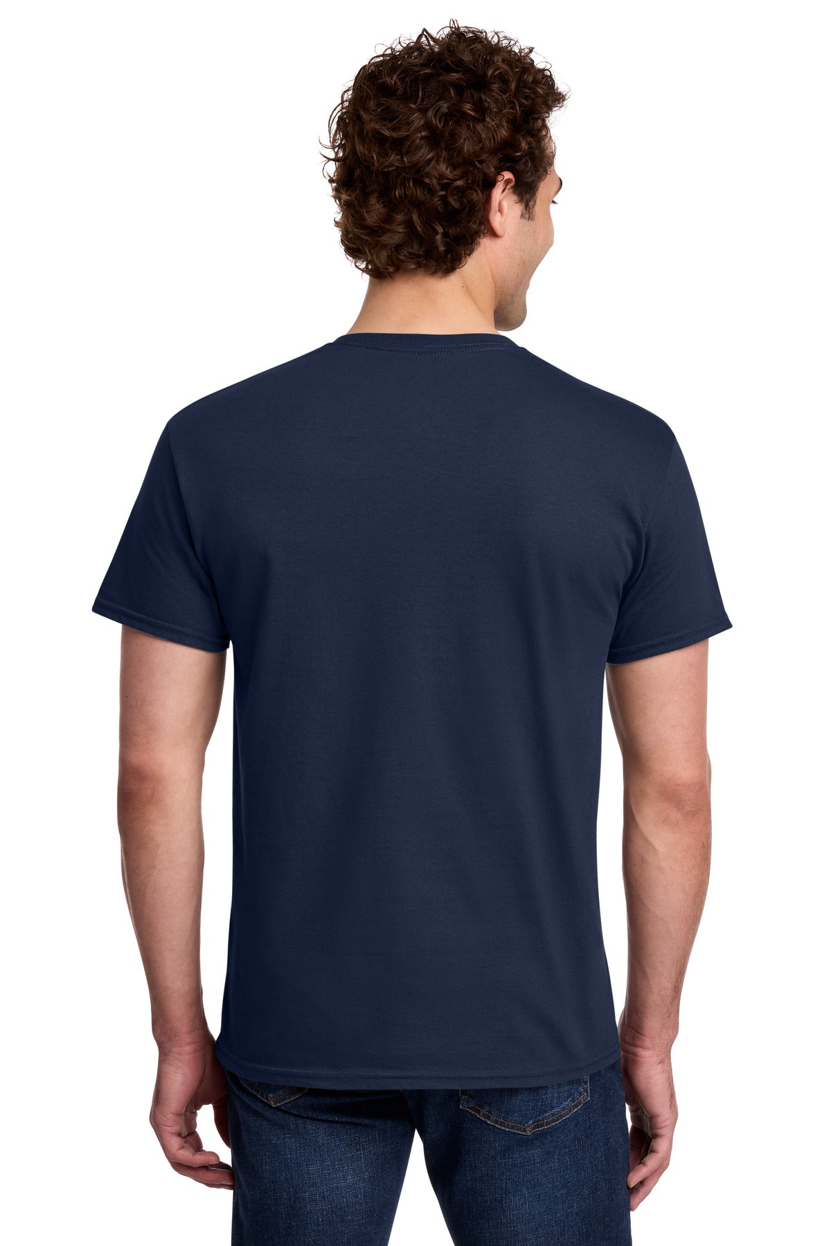 Gildan Light Cotton Tee - Navy - back