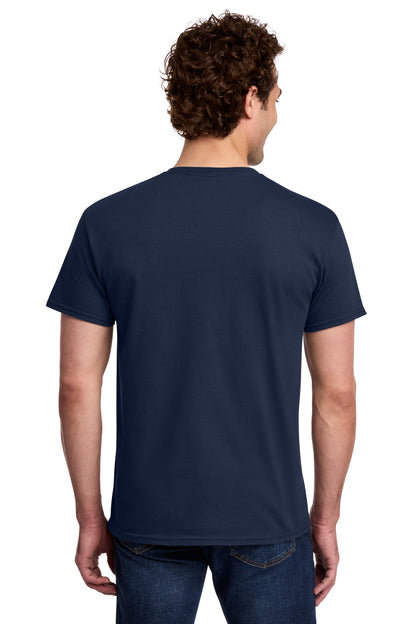 Gildan Light Cotton Tee - Navy - back