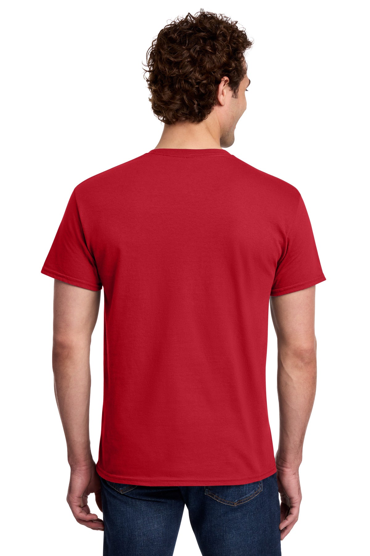 Gildan Light Cotton Tee - Red - back