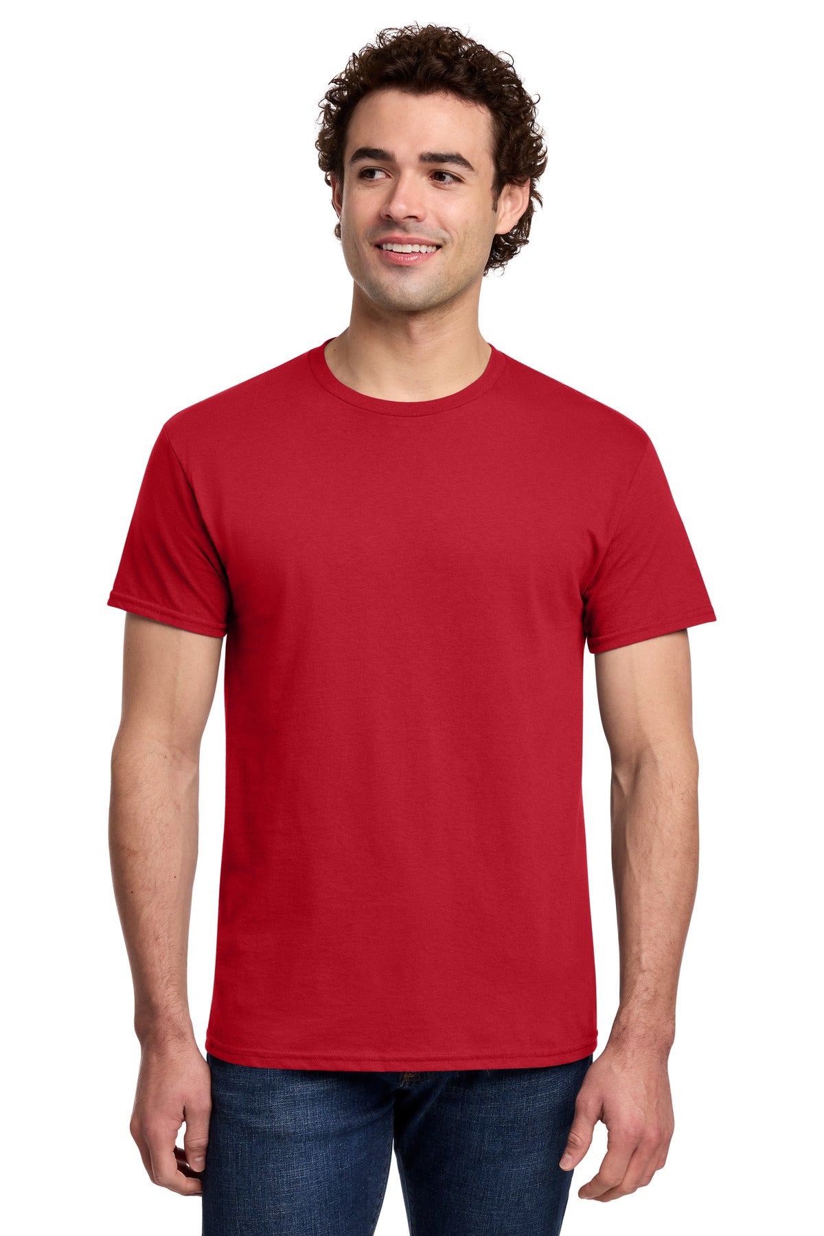 Gildan Light Cotton Tee - Red - front