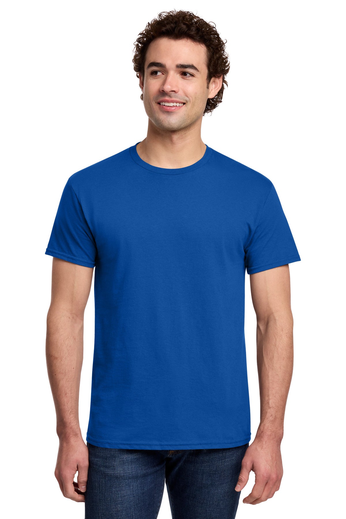Gildan Light Cotton Tee - Royal - front