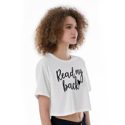 Addiction Recovery Cropped Tee - Sober Lifestyle Shirt - Recovery Awareness Shirt - Inspirational So