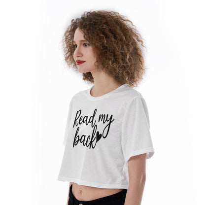Addiction Recovery Cropped Tee - Sober Lifestyle Shirt - Recovery Awareness Shirt - Inspirational So