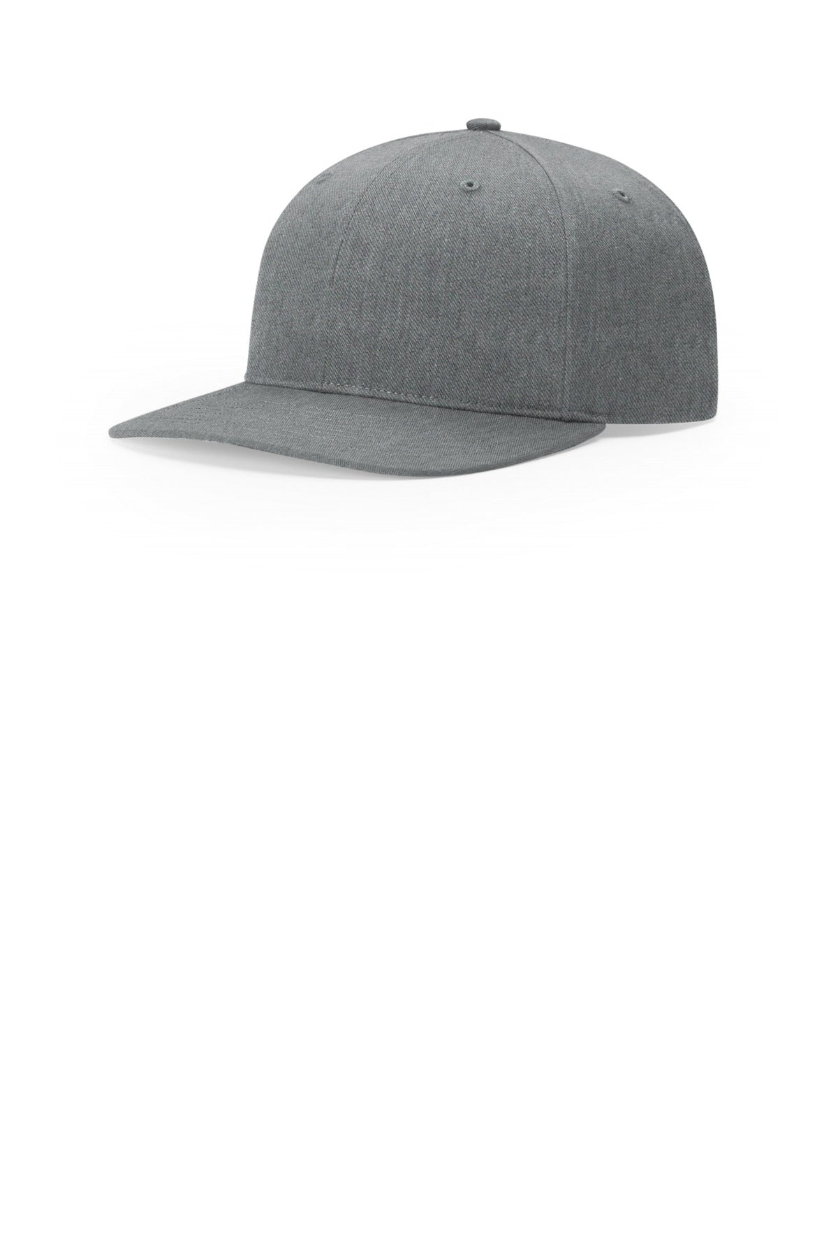 Richardson Solid Twill Trucker - Heather Grey - front