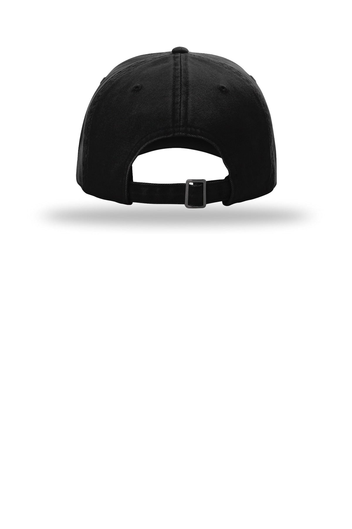 Richardson Peached Cotton Twill - Black - flat back