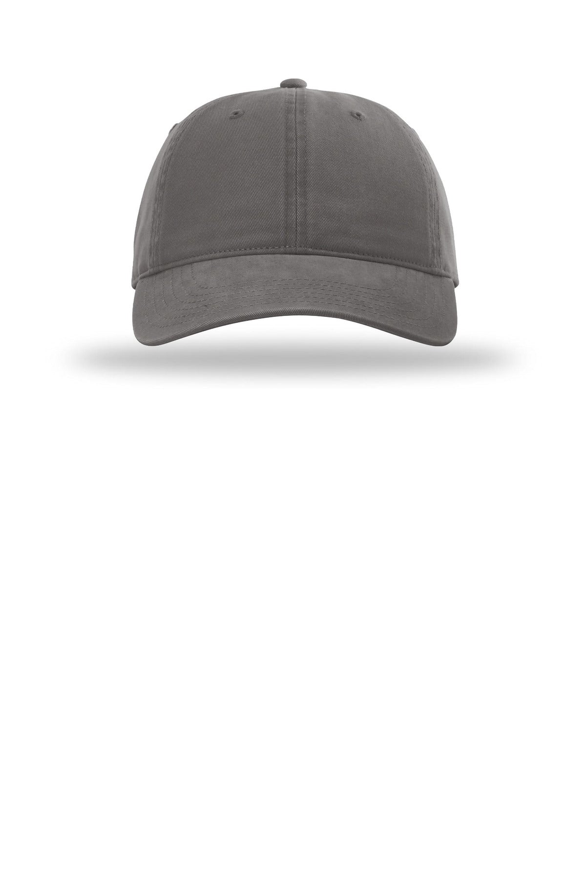 Richardson Peached Cotton Twill - Charcoal - flat front