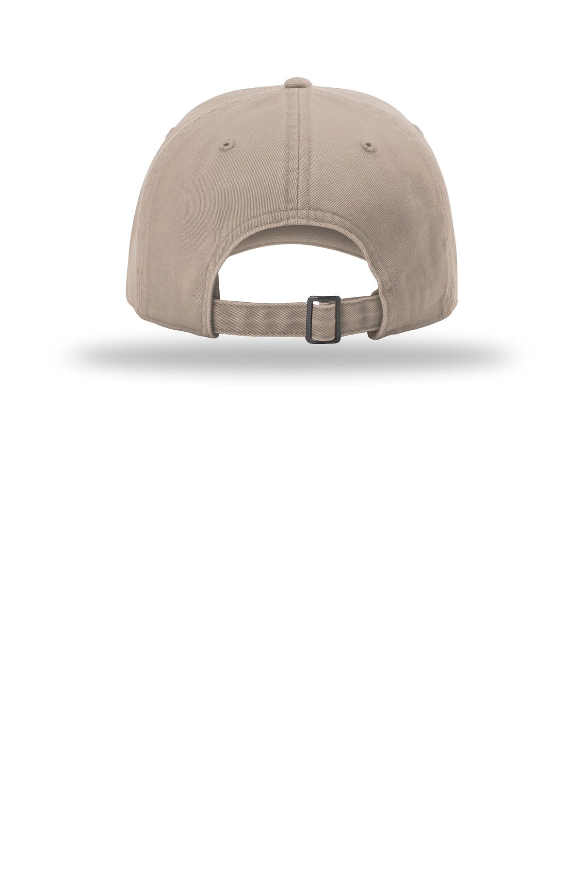 Richardson Peached Cotton Twill - Dark Khaki - flat back