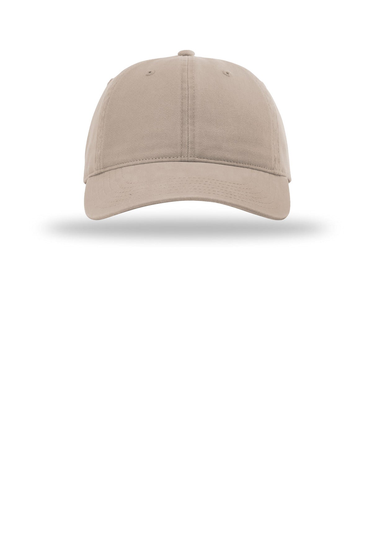 Richardson Peached Cotton Twill - Dark Khaki - flat front