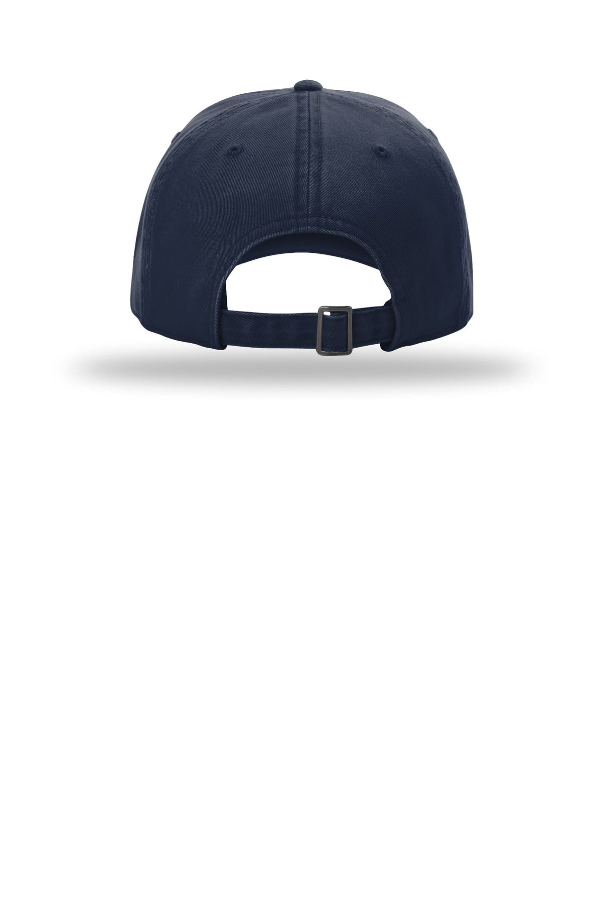 Richardson Peached Cotton Twill - Navy - flat back