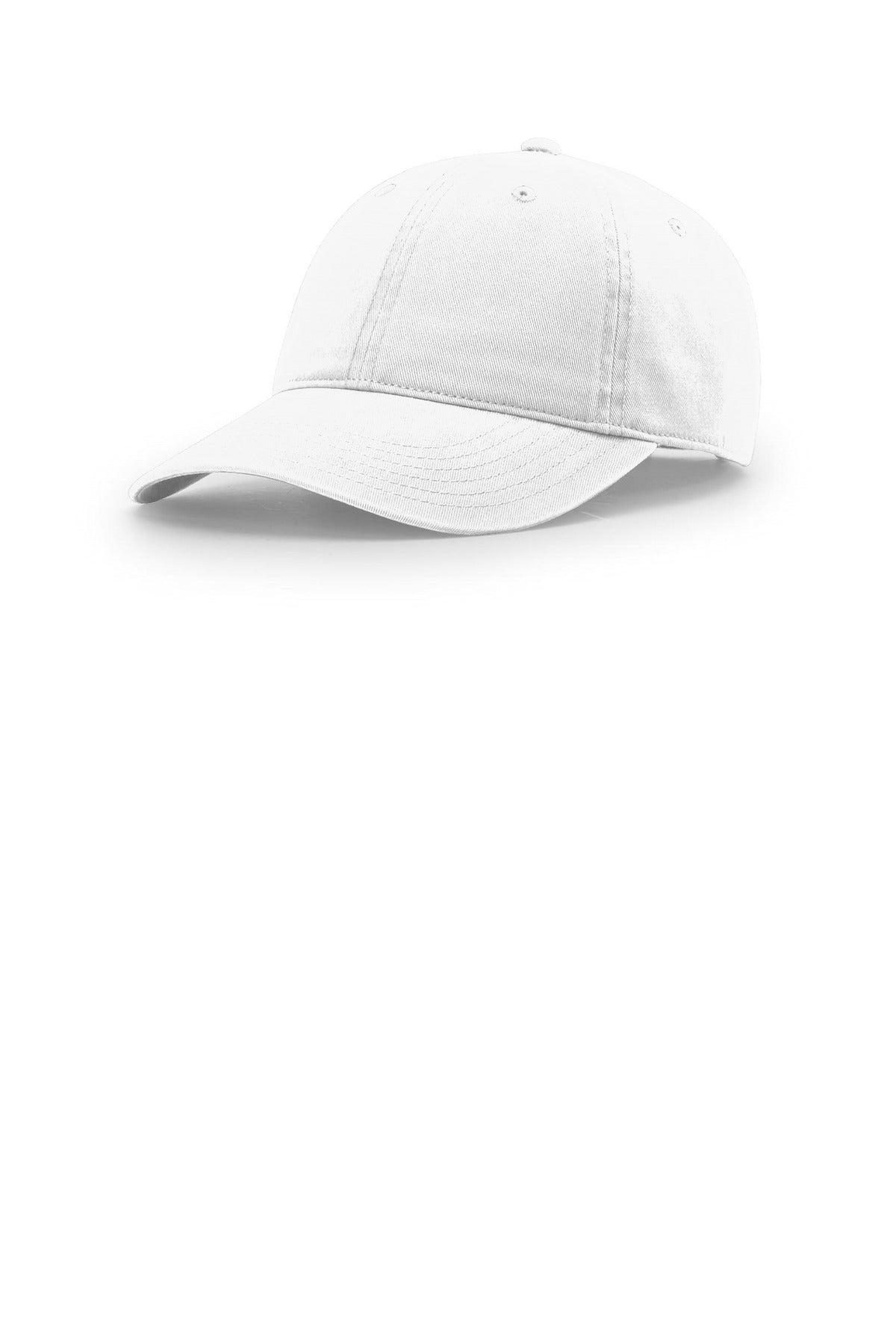 Richardson Peached Cotton Twill - White - front