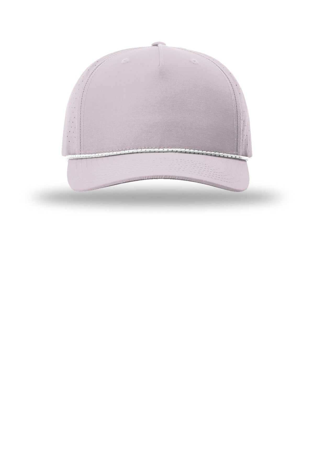 Richardson Laser Perf Performance Rope Cap - Lilac/ White Grey - flat front