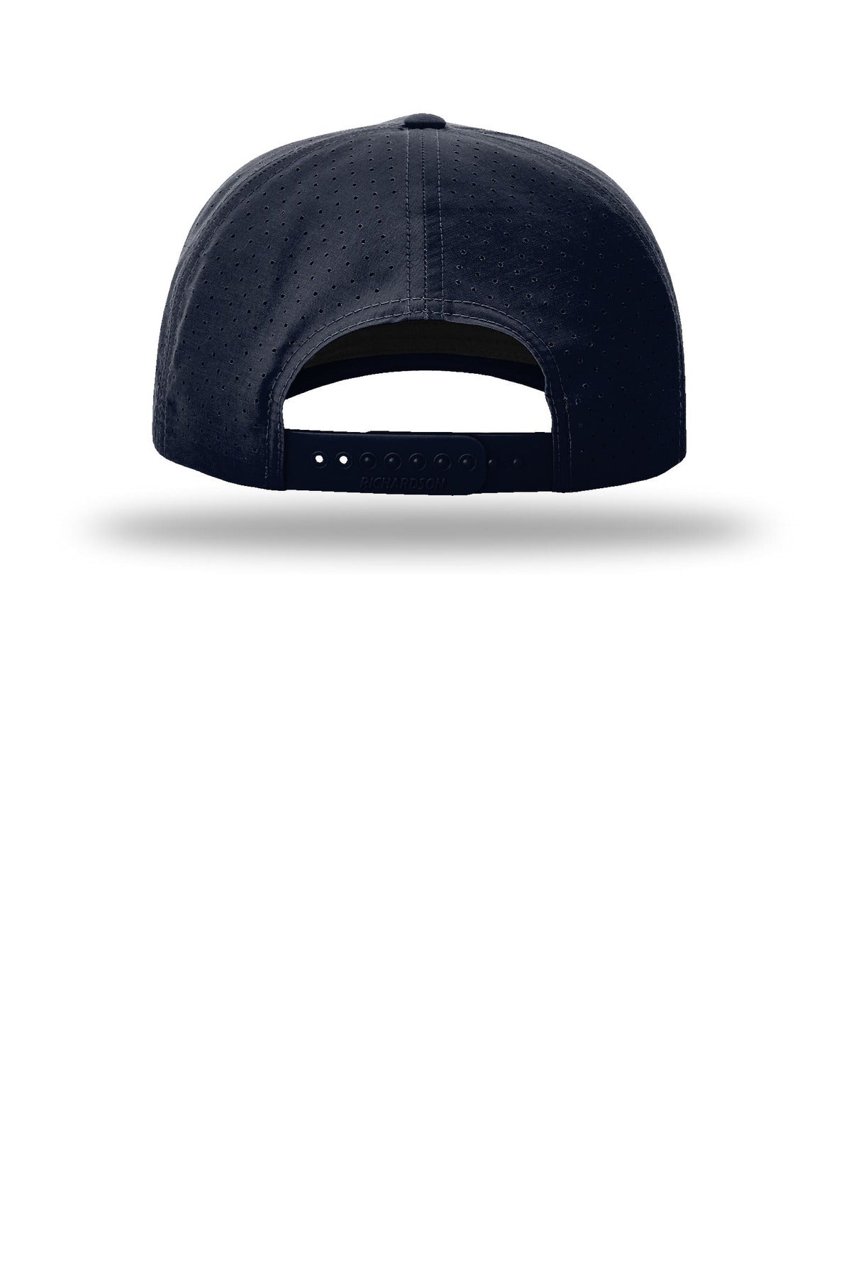 Richardson Laser Perf Performance Rope Cap - Navy/ Midnight Navy Grey Blue - flat back